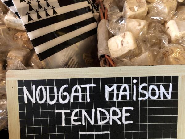 Nougat tendre maison amandes noisettes