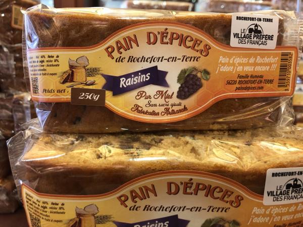 Pain d'épices aux raisins