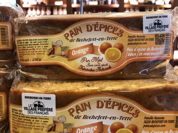 Pain d'épices aux écorces d'oranges